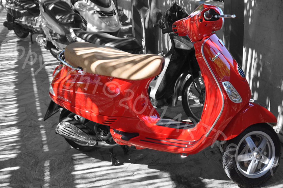 die rote vespa